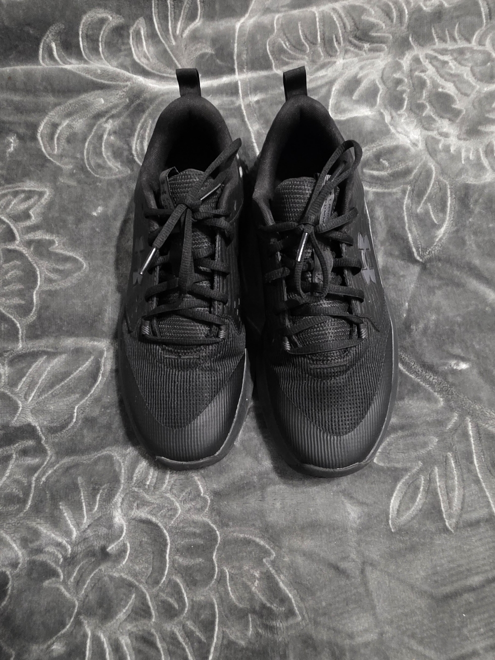 Under Armour Project Rock BSR 4 Training Shoes Triple Black Men’s Size 10